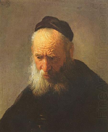 REMBRANDT Harmenszoon van Rijn Head of an old man china oil painting image